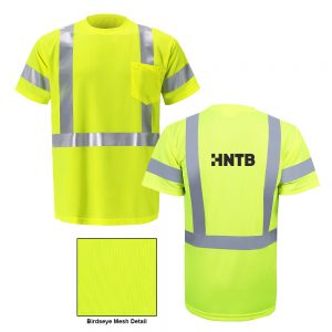 Class 2 Birdseye Safety T-Shirt - No Pocket