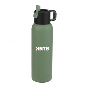 Eco-Friendly Straw Lid Vacuum Bottle 22 oz